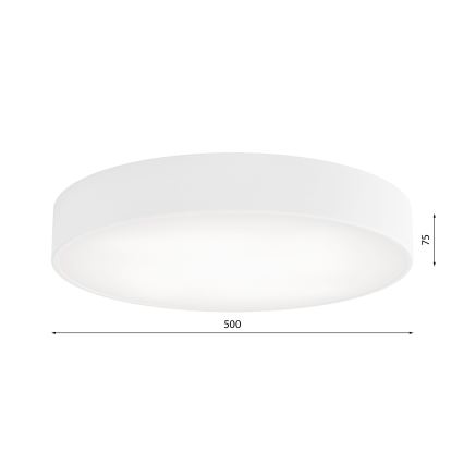 LED Plafonjera CLEO LED/69W/230V 3000K pr. 50 cm bela
