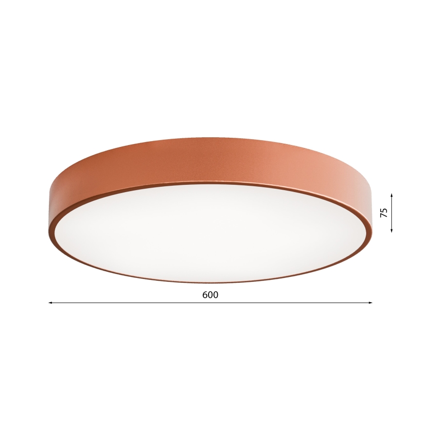 LED Plafonjera CLEO LED/69W/230V 3000K pr. 60 cm bakrena