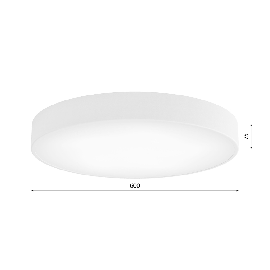 LED Plafonjera CLEO LED/69W/230V 4000K pr. 60 cm bela