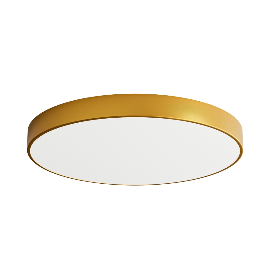 LED Plafonjera CLEO LED/96W/230V 3000K pr. 80 cm zlatna
