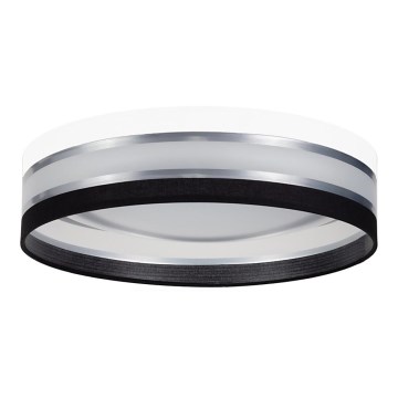 LED Plafonjera CORAL 1xLED/24W/230V crno/bela
