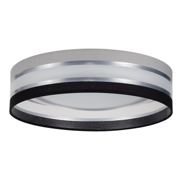 LED Plafonjera CORAL 1xLED/24W/230V crno/sivo