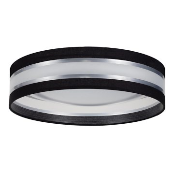 LED Plafonjera CORAL 1xLED/24W/230V crno/srebrno
