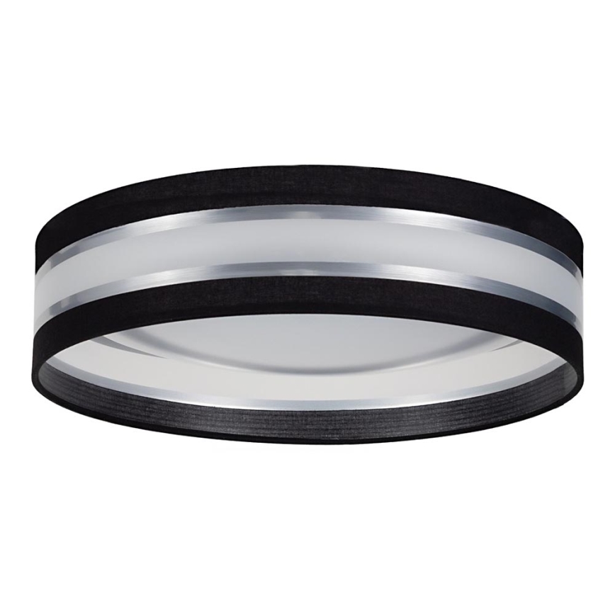 LED Plafonjera CORAL 1xLED/24W/230V crno/srebrno