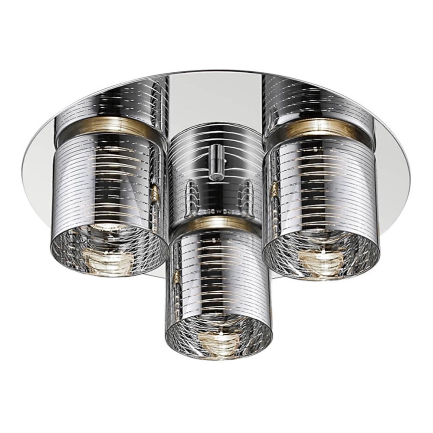 LED Plafonjera EVOLUTION 3xLED/5W/230V sjajni krom