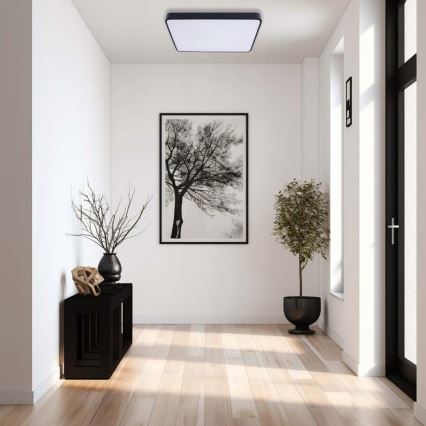 LED Plafonjera FELIZ LED/40W/230V 4000K 40x40 cm crno