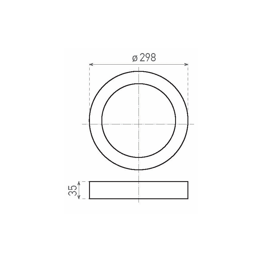 LED Plafonjera FENIX LED/24W/230V 3800K pr. 29,8 cm