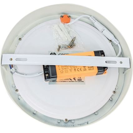 LED Plafonjera FENIX LED/24W/230V 3800K pr. 29,8 cm snežno bela