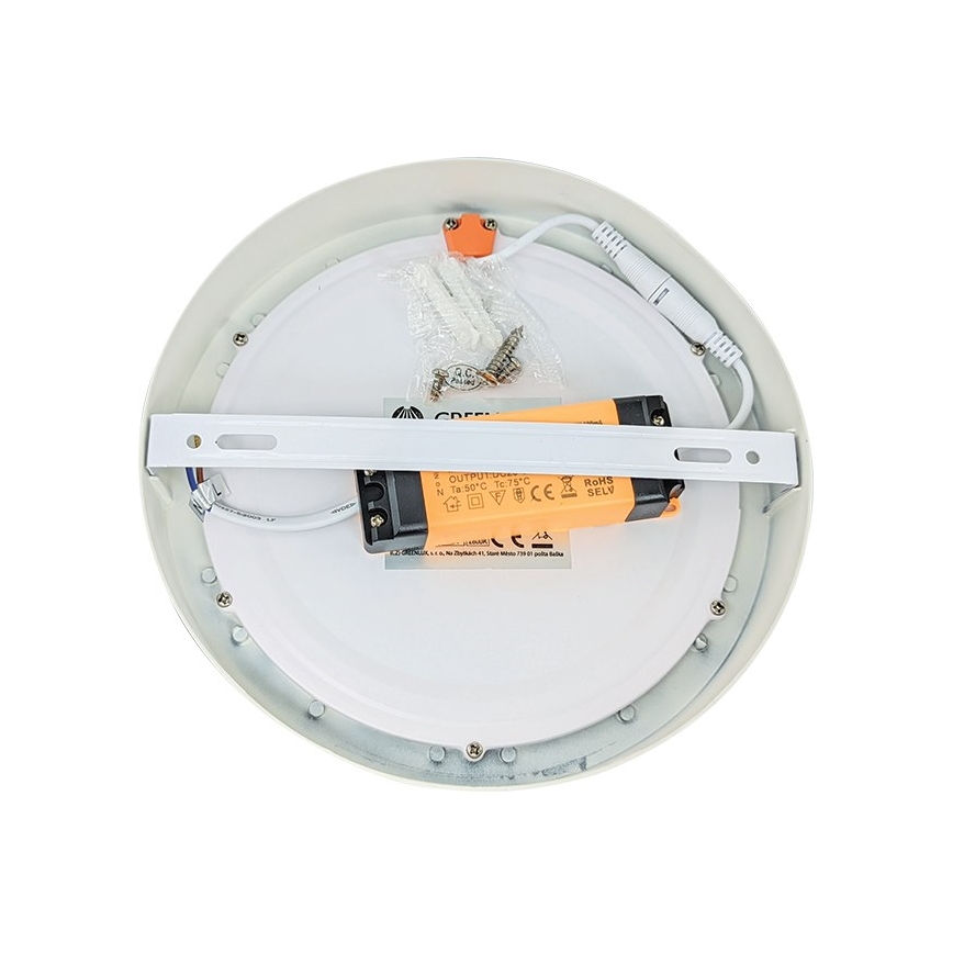 LED Plafonjera FENIX LED/24W/230V 3800K pr. 29,8 cm snežno bela