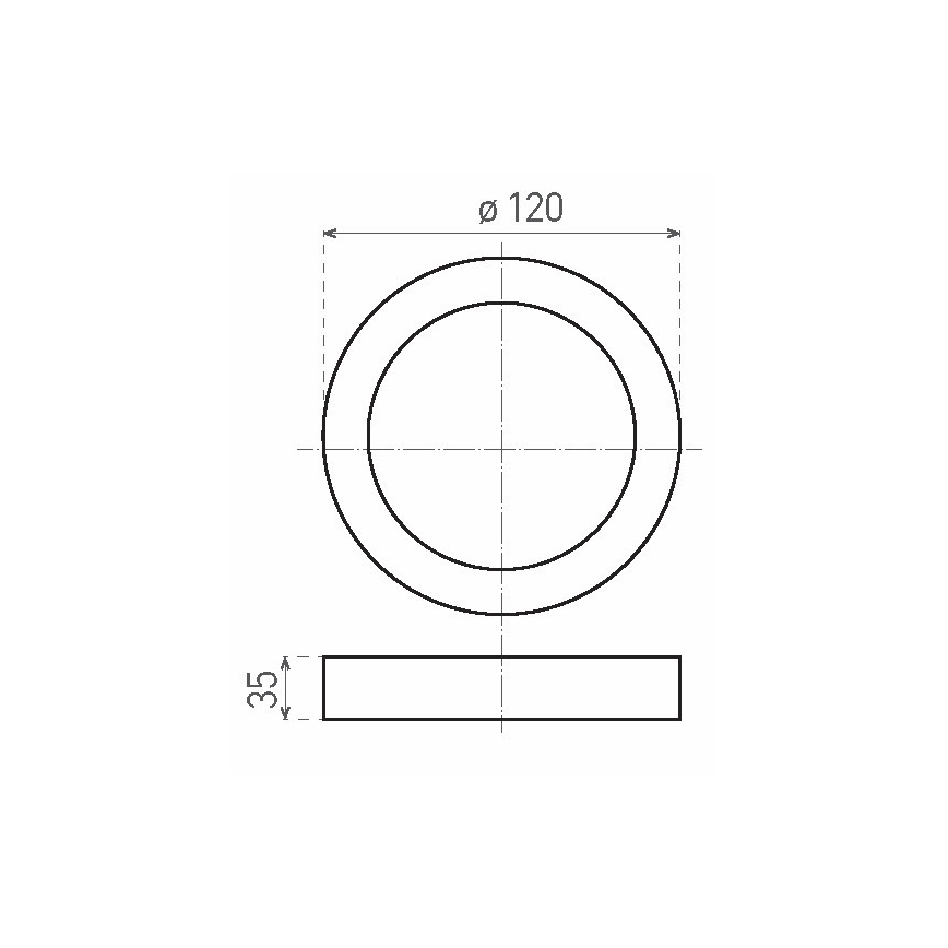 LED Plafonjera FENIX LED/6W/230V 2800K pr. 12 cm
