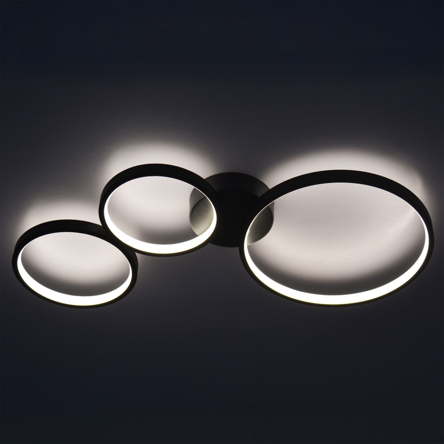 LED Plafonjera FLAMENCO LED/33W/230V 4000K crno