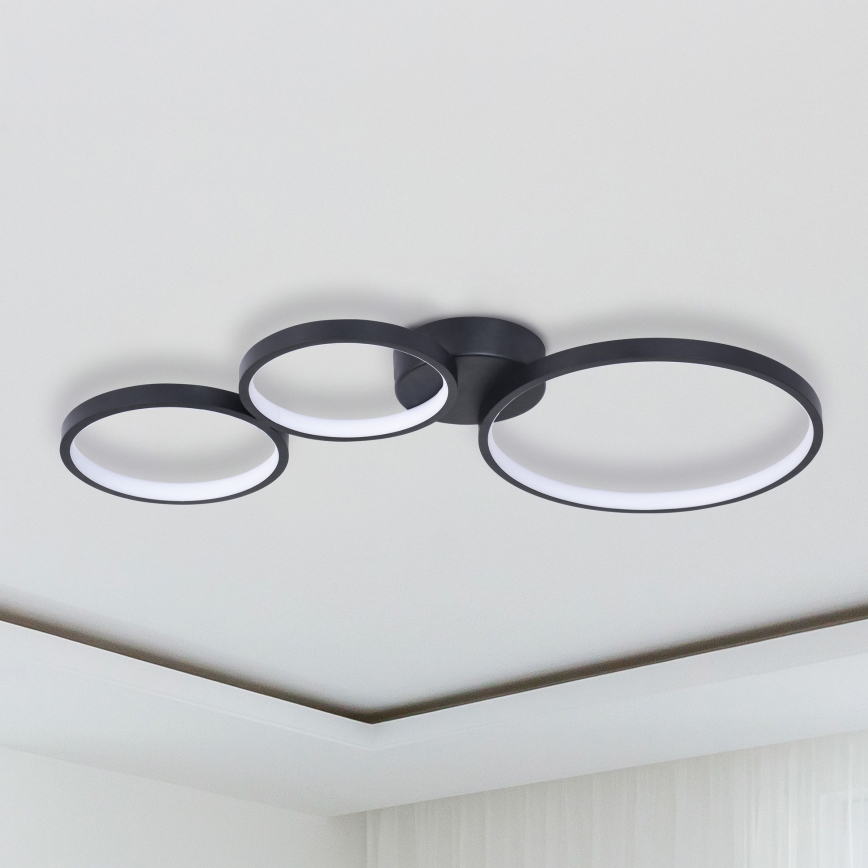 LED Plafonjera FLAMENCO LED/33W/230V 4000K crno