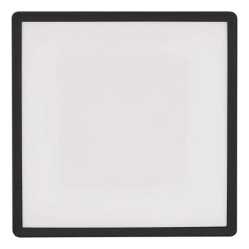 LED Plafonjera FLORI LED/18W/230V 4000K crno 29x29 cm