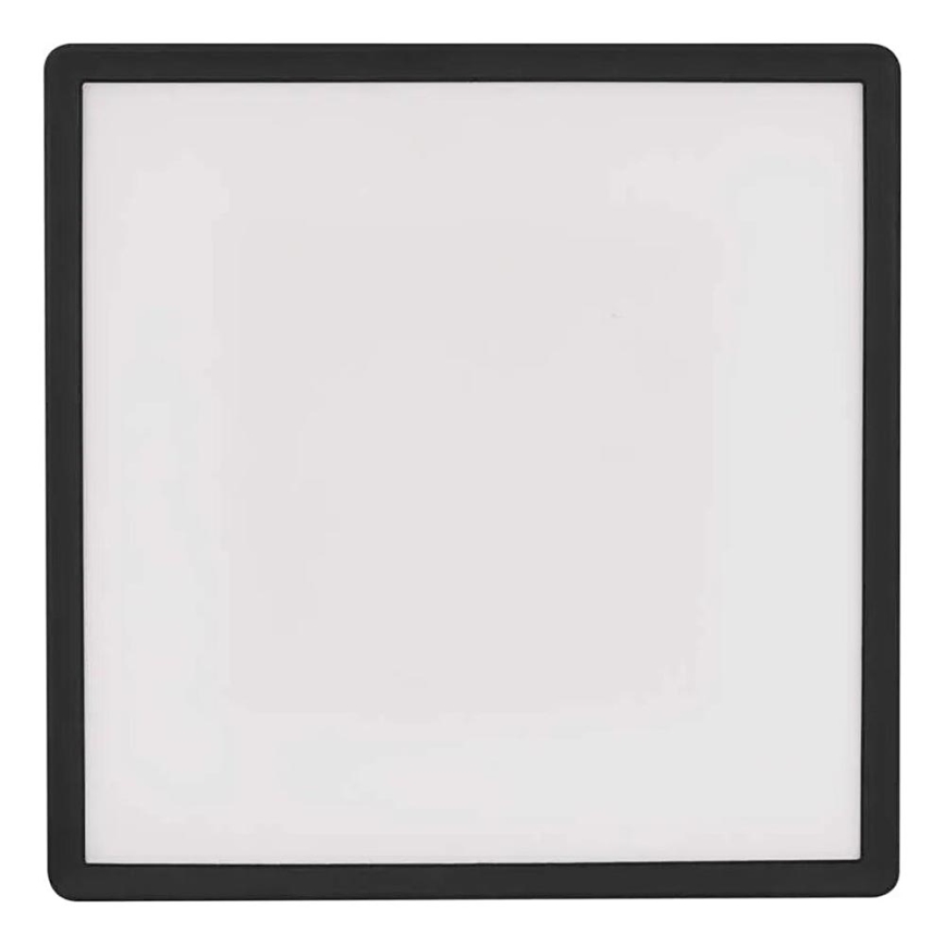 LED Plafonjera FLORI LED/18W/230V 4000K crno 29x29 cm