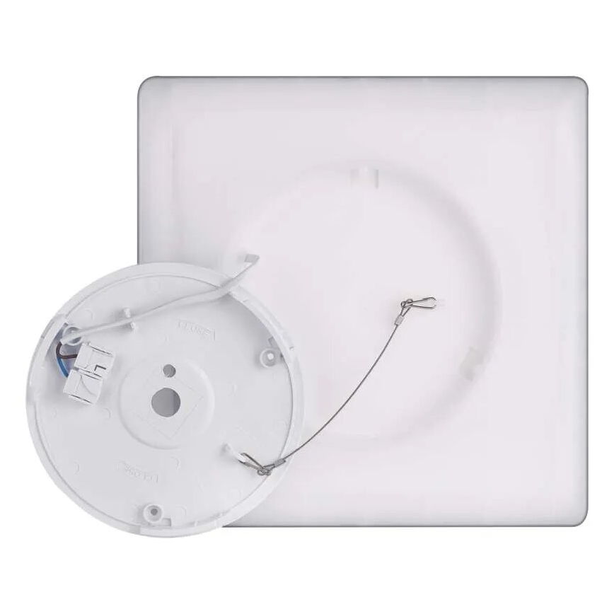 LED Plafonjera FLORI LED/18W/230V 4000K crno 29x29 cm