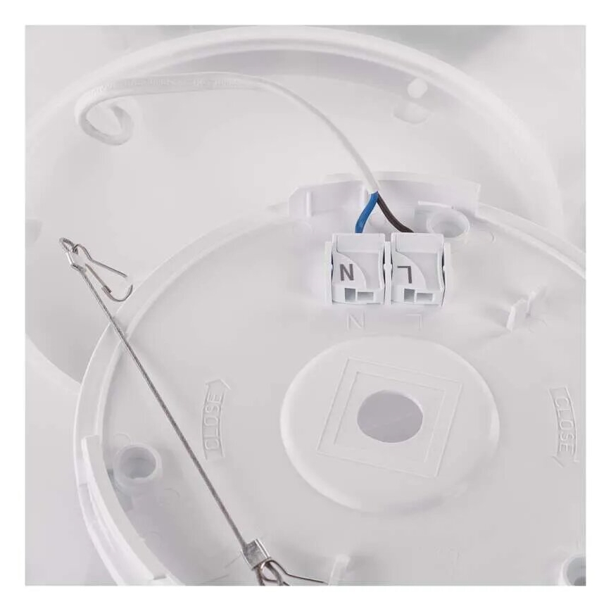 LED Plafonjera FLORI LED/22W/230V 4000K bela 42x42 cm