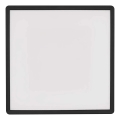 LED Plafonjera FLORI LED/22W/230V 4000K crno 42x42 cm