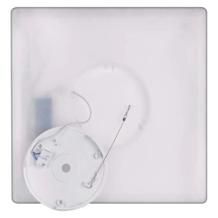 LED Plafonjera FLORI LED/22W/230V 4000K crno 42x42 cm