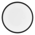 LED Plafonjera FLORI LED/22W/230V 4000K crno pr. 42 cm