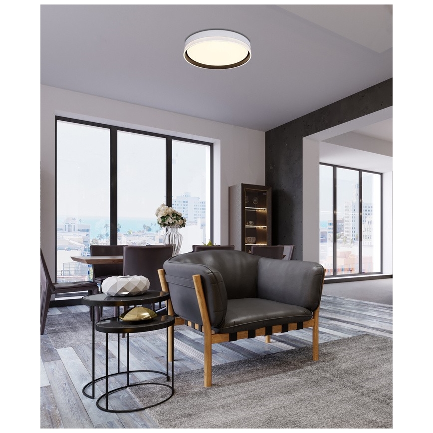 LED Plafonjera FLORIDA LED/24W/230V bela