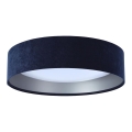 LED Plafonjera GALAXY 1xLED/24W/230V plava/srebrno