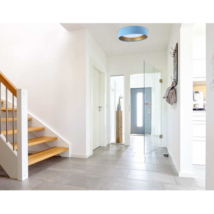 LED Plafonjera GALAXY 1xLED/24W/230V plava/zlatna
