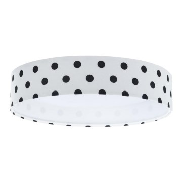 LED Plafonjera GALAXY KIDS LED/24W/230V tačkice bela/crno