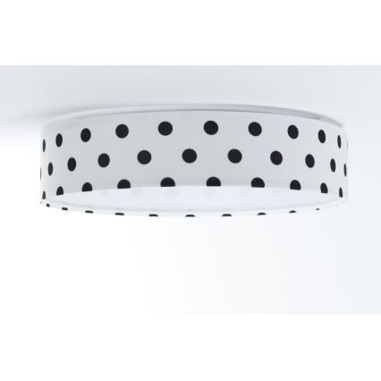 LED Plafonjera GALAXY KIDS LED/24W/230V tačkice bela/crno
