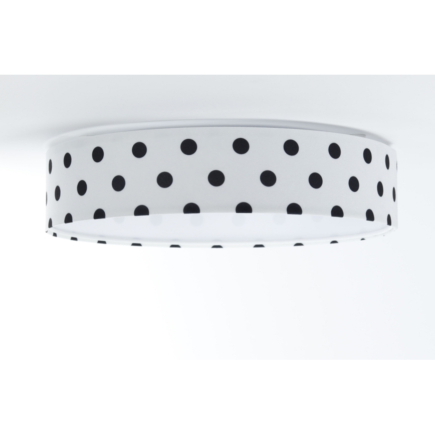 LED Plafonjera GALAXY KIDS LED/24W/230V tačkice bela/crno