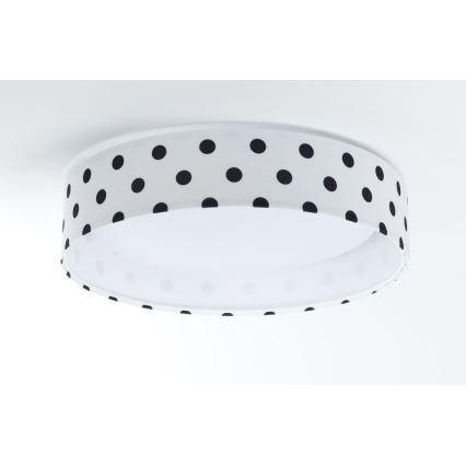 LED Plafonjera GALAXY KIDS LED/24W/230V tačkice bela/crno