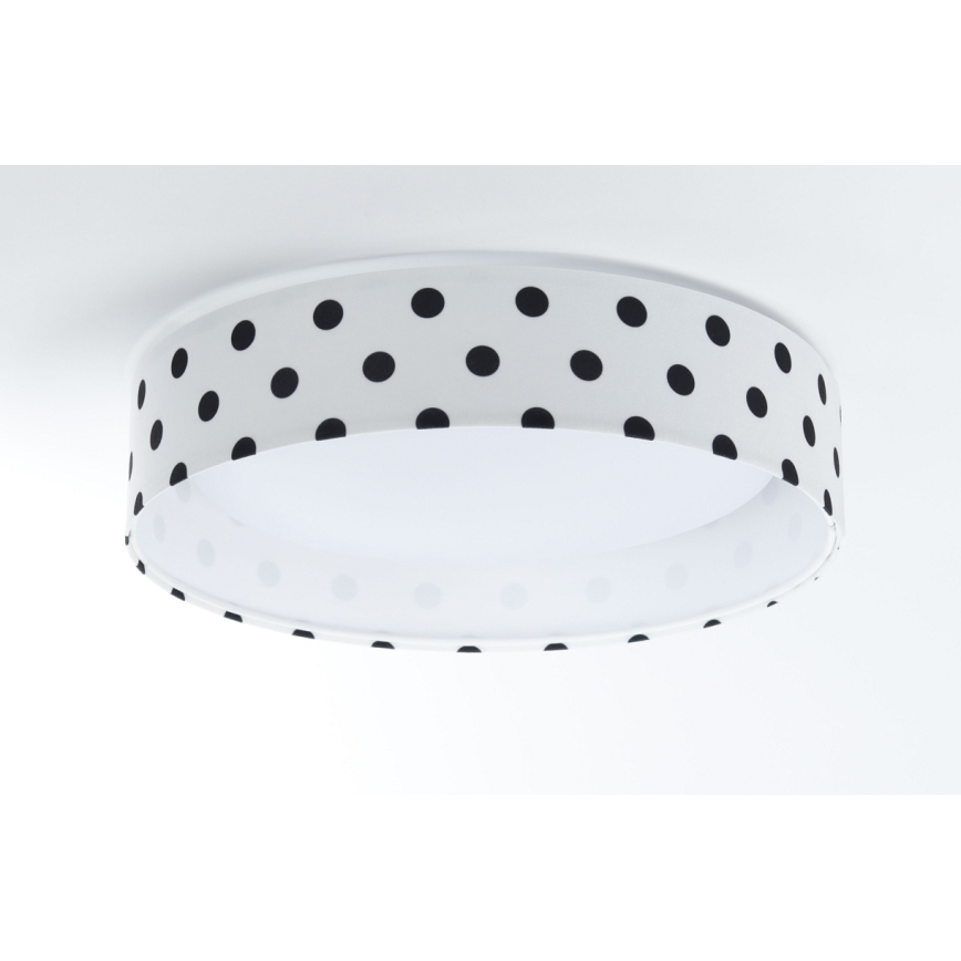 LED Plafonjera GALAXY KIDS LED/24W/230V tačkice bela/crno