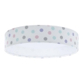 LED Plafonjera GALAXY KIDS LED/24W/230V tačkice šarena