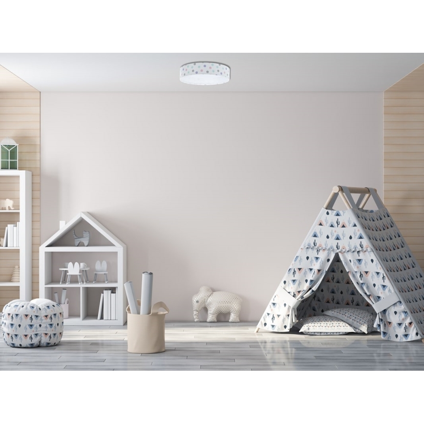 LED Plafonjera GALAXY KIDS LED/24W/230V tačkice šarena