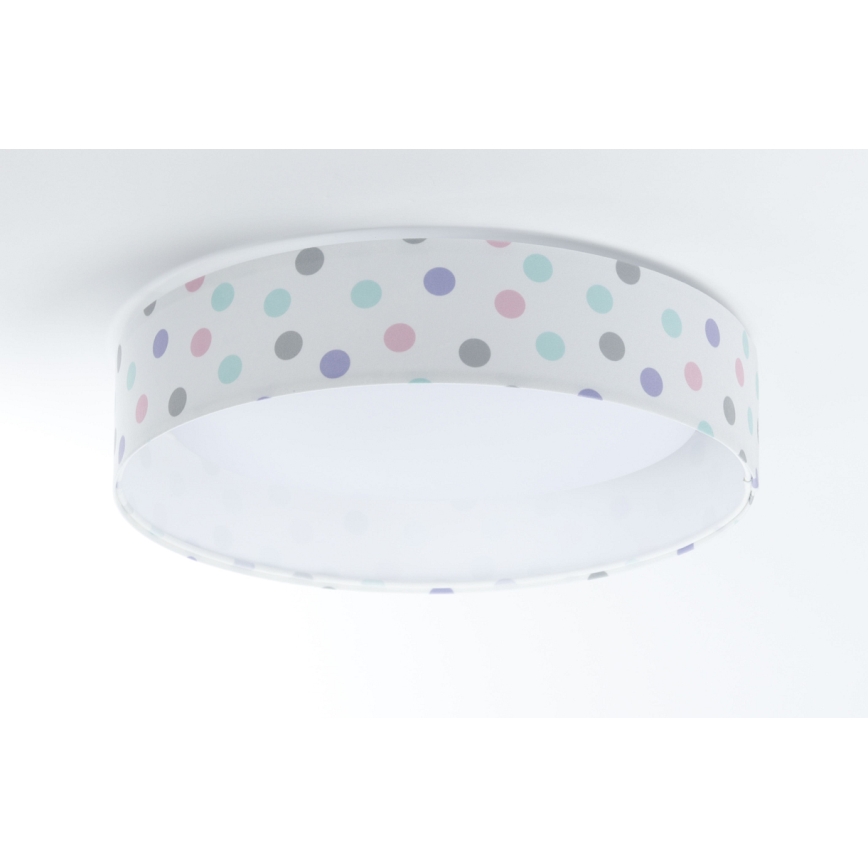 LED Plafonjera GALAXY KIDS LED/24W/230V tačkice šarena