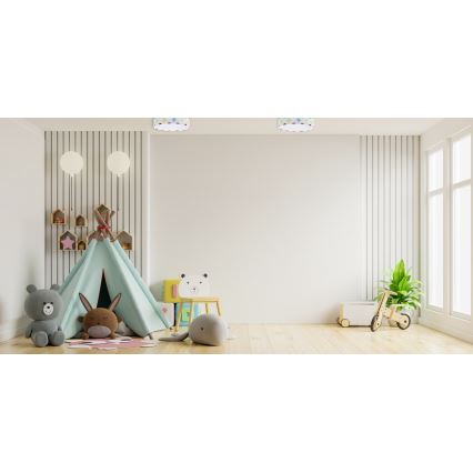 LED Plafonjera GALAXY KIDS LED/24W/230V tačkice šarena