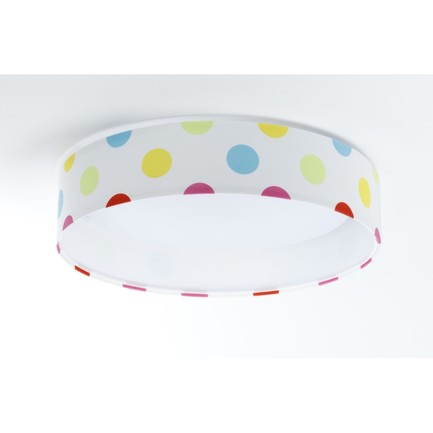 LED Plafonjera GALAXY KIDS LED/24W/230V tačkice šarena