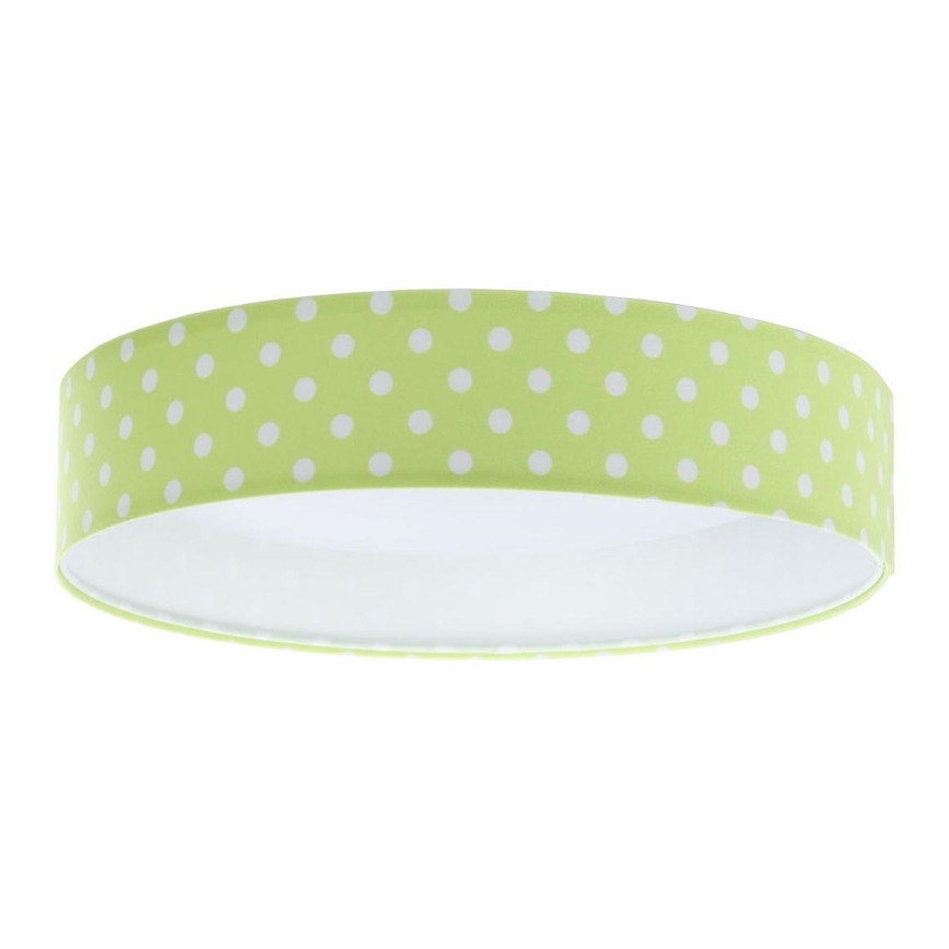 LED Plafonjera GALAXY KIDS LED/24W/230V tačkice zelena/bela
