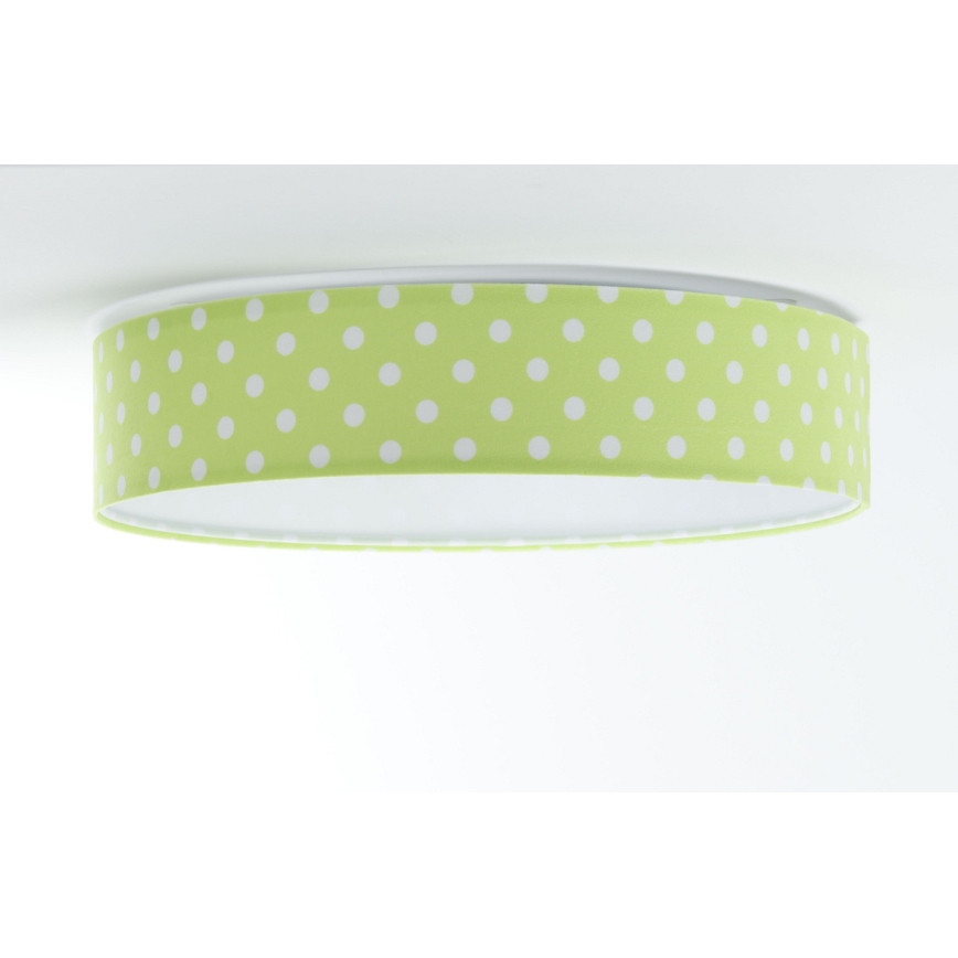 LED Plafonjera GALAXY KIDS LED/24W/230V tačkice zelena/bela
