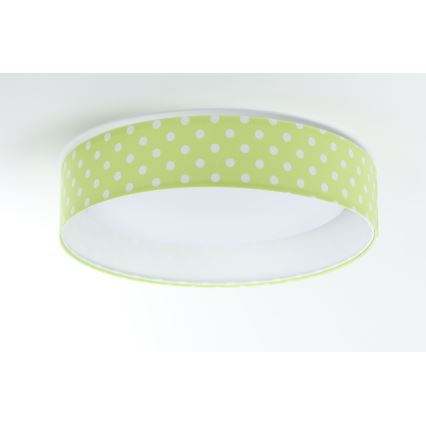 LED Plafonjera GALAXY KIDS LED/24W/230V tačkice zelena/bela