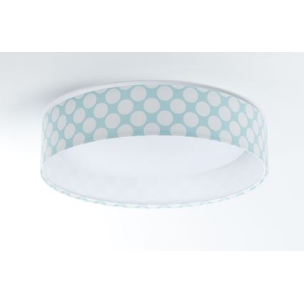 LED Plafonjera GALAXY KIDS LED/24W/230V tačkice zelena/bela