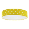 LED Plafonjera GALAXY KIDS LED/24W/230V tačkice žuta/bela