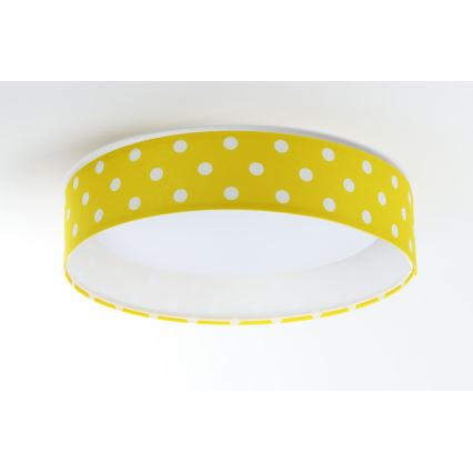 LED Plafonjera GALAXY KIDS LED/24W/230V tačkice žuta/bela