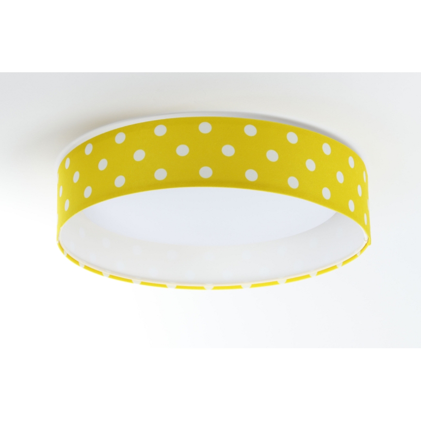 LED Plafonjera GALAXY KIDS LED/24W/230V tačkice žuta/bela