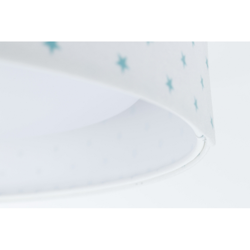 LED Plafonjera GALAXY KIDS LED/24W/230V zvezdice bela/tirkizna