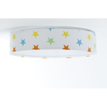 LED Plafonjera GALAXY KIDS LED/24W/230V zvezdice šarena