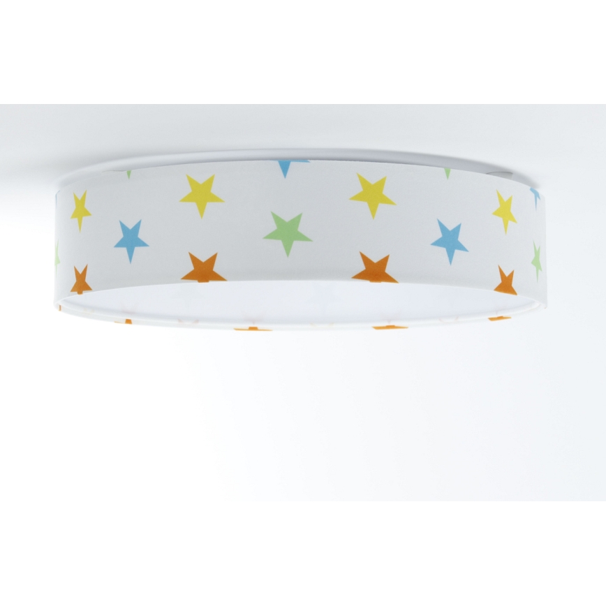 LED Plafonjera GALAXY KIDS LED/24W/230V zvezdice šarena