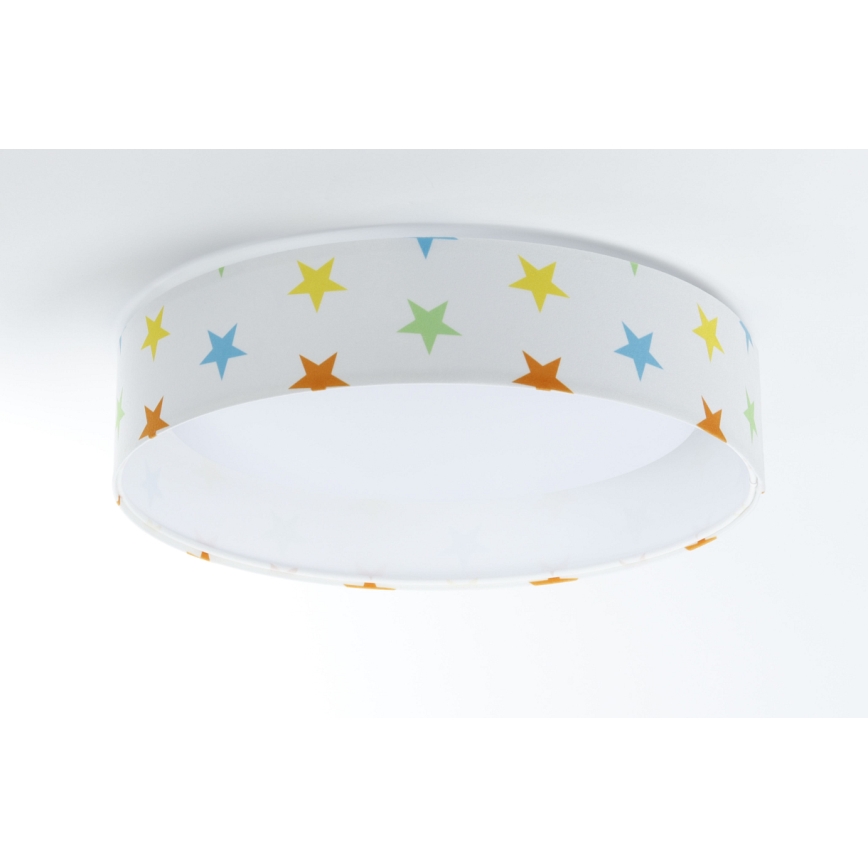 LED Plafonjera GALAXY KIDS LED/24W/230V zvezdice šarena