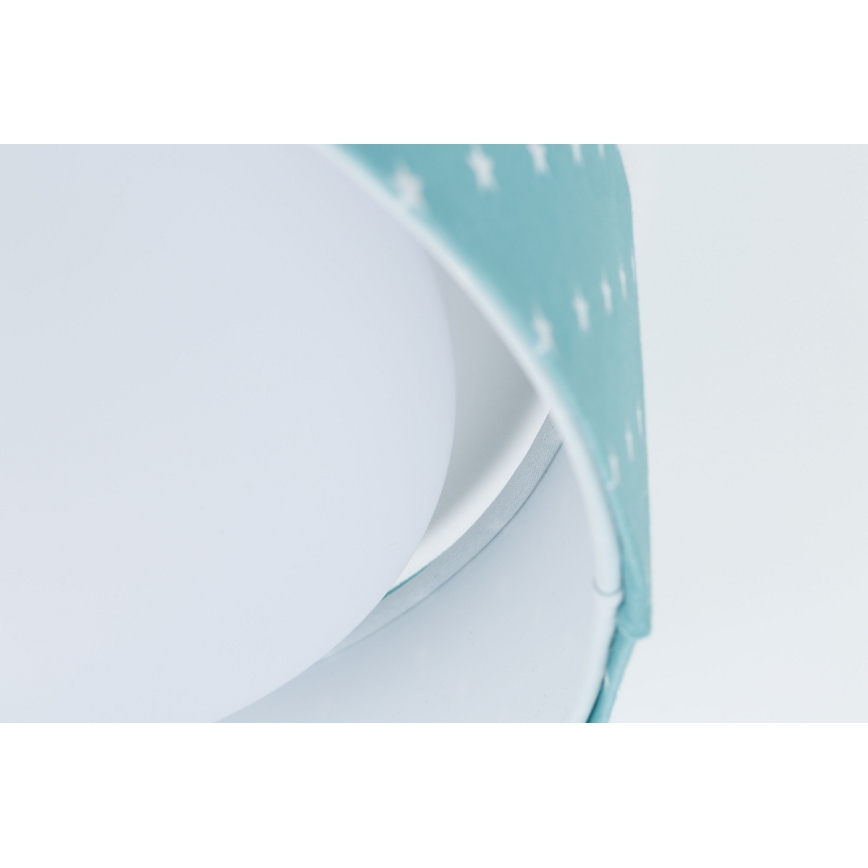 LED Plafonjera GALAXY KIDS LED/24W/230V zvezdice tirkizna/bela