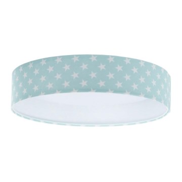 LED Plafonjera GALAXY KIDS LED/24W/230V zvezdice zelena/bela