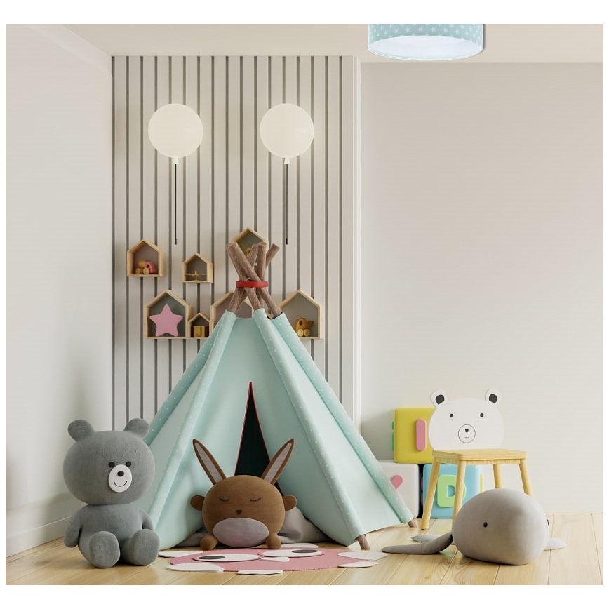 LED Plafonjera GALAXY KIDS LED/24W/230V zvezdice zelena/bela